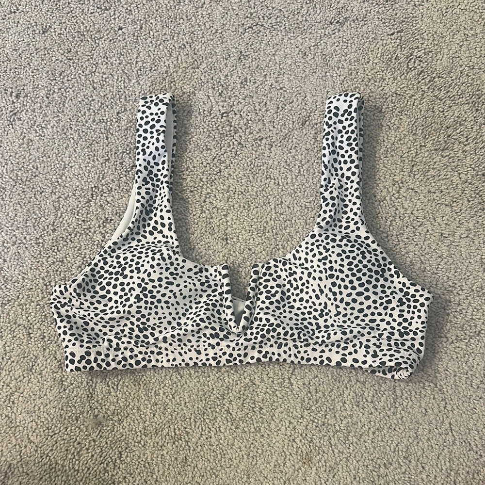 Black and White Polka Dot Bralette